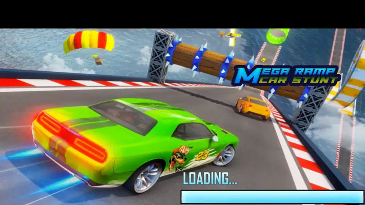 Mega Ramp Car Stunt android App screenshot 1